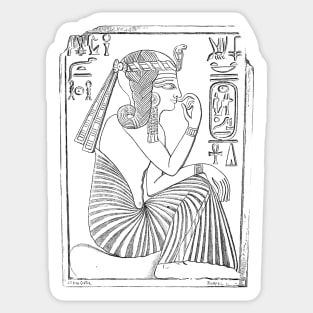 Ramses II as a Child, Louvre Stele Sticker